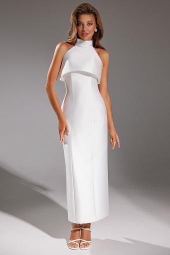 Белое вечернее платье #5240