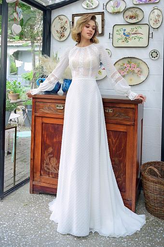 Свадебное платье греческого стиля для беременной невесты #2571