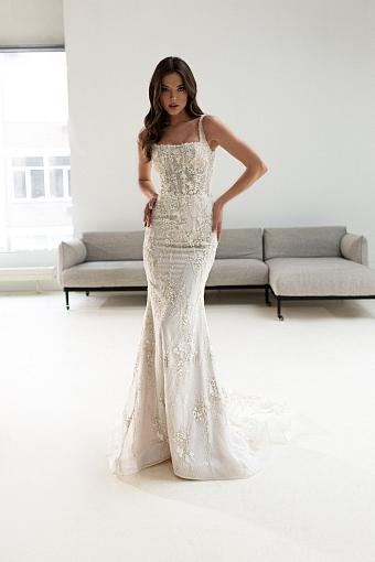 Кружевное свадебное платье рыбка (русалка) #7506