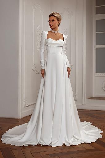 Прямое свадебное платье #3540