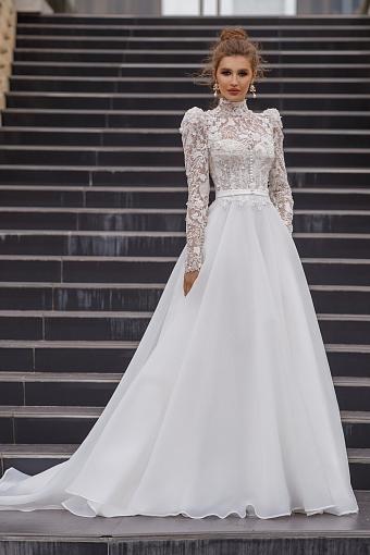 Пышное кружевное свадебное платье #5155