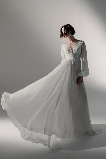 Свадебное платье греческого стиля для беременной невесты #3508