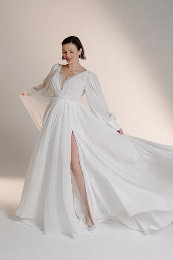 Свадебное платье греческого стиля для беременной невесты #3503