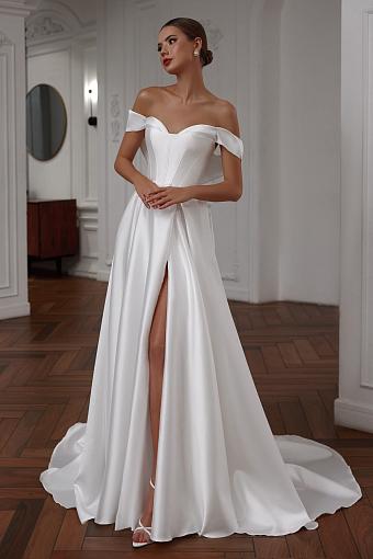 Свадебное платье в стиле минимализм #3567