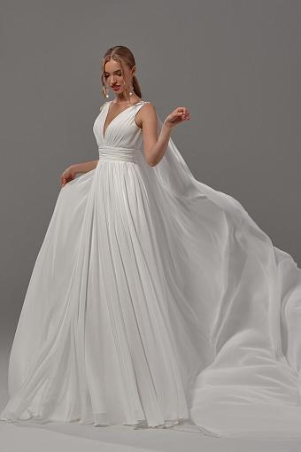 Свадебное платье греческого стиля для беременной невесты #3529