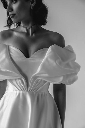 Пышное свадебное платье для беременной невесты #2008
