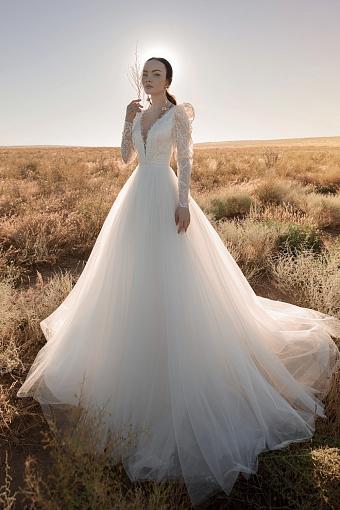 Пышное кружевное свадебное платье #2615