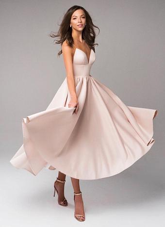 Короткое открытое свадебное платье #1031