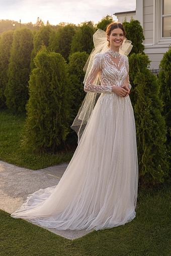 Пышное кружевное свадебное платье #1981