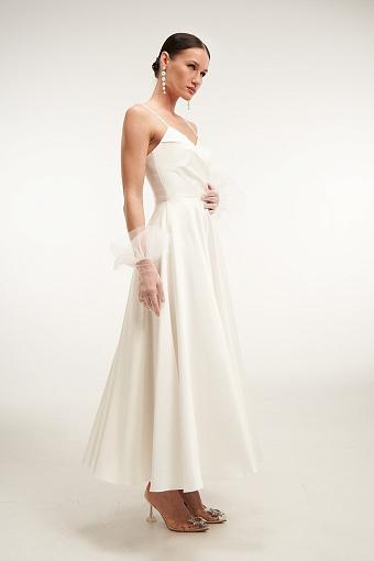 Белое короткое свадебное платье #2048
