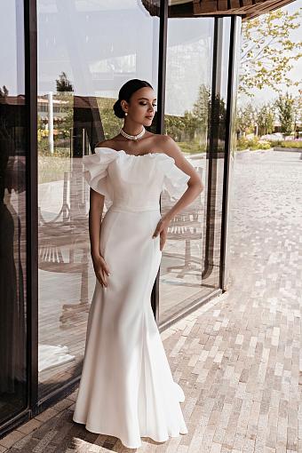 Свадебное платье в стиле минимализм #2014