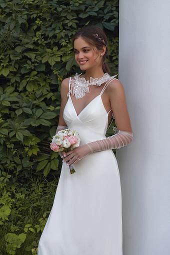 Свадебное платье с открытой спиной #2103