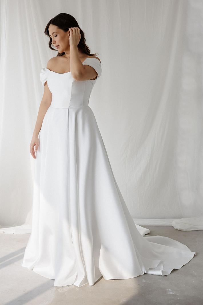 Дорогое элитное свадебное платье #9734