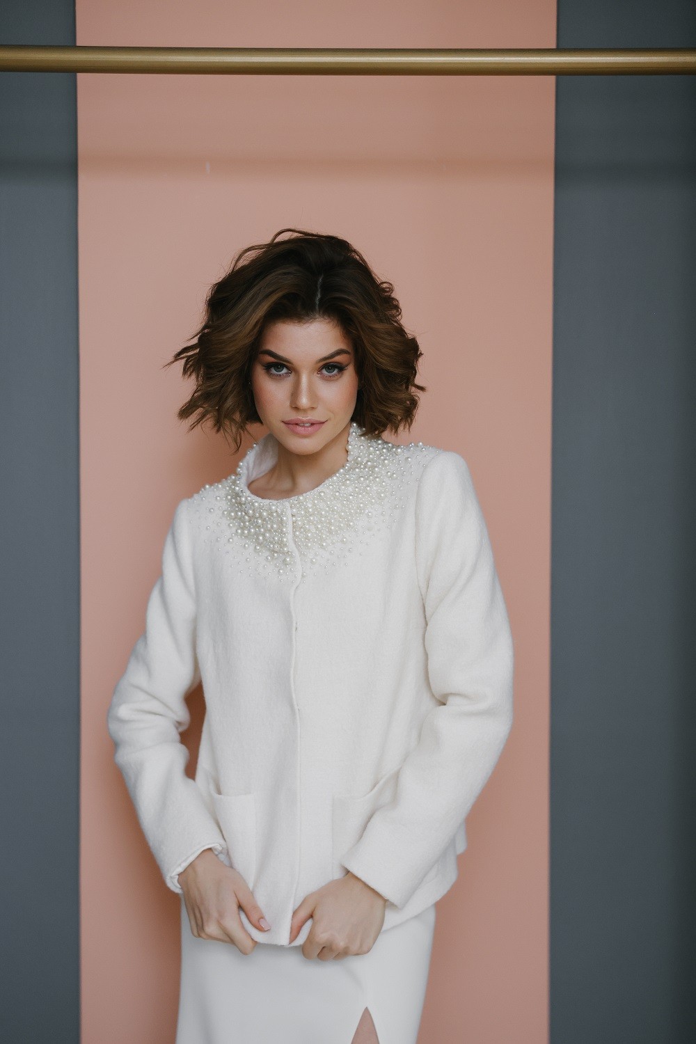 Свадебные пальто anl103