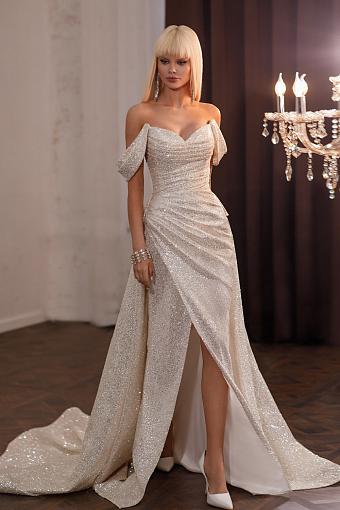 Блестящее свадебное платье #5208