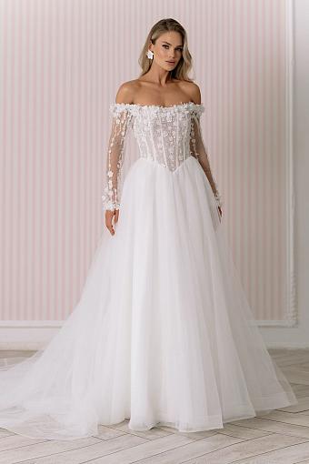 Блестящее свадебное платье #8134