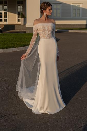 Свадебное платье с длинным рукавом #2112