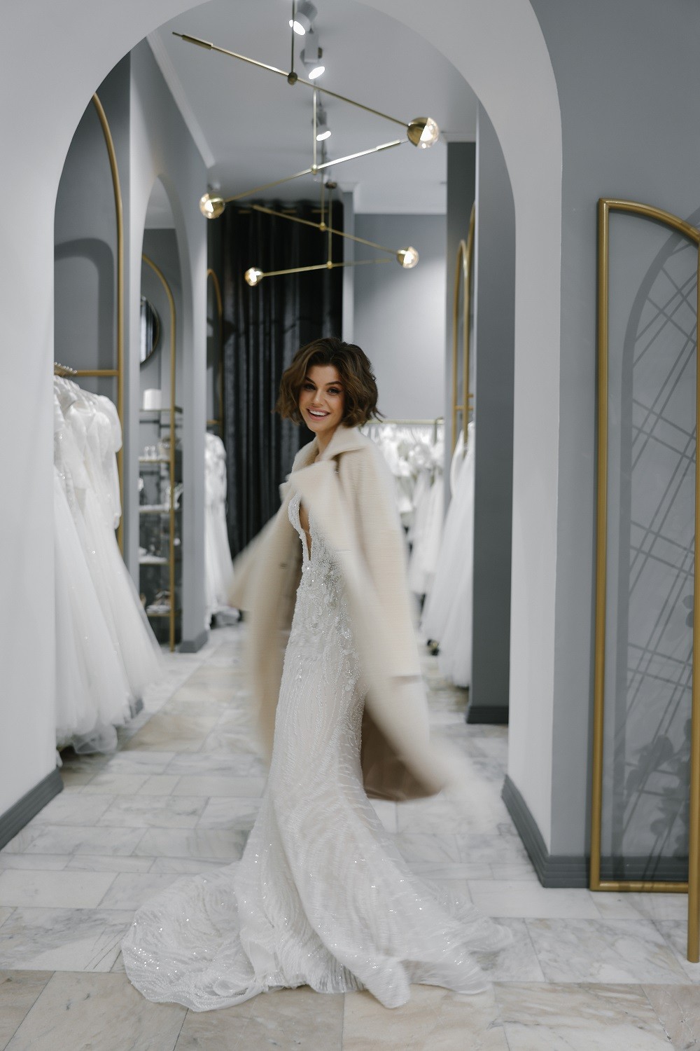 Свадебные пальто ch711