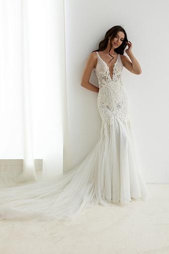 Кружевное свадебное платье #7716