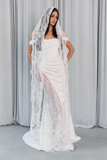 Свадебное платье в стиле минимализм #7974