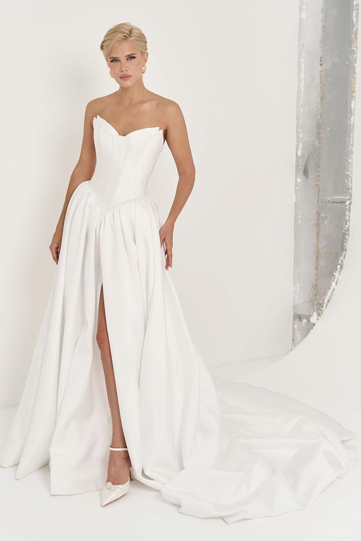 Дорогое элитное свадебное платье #5275