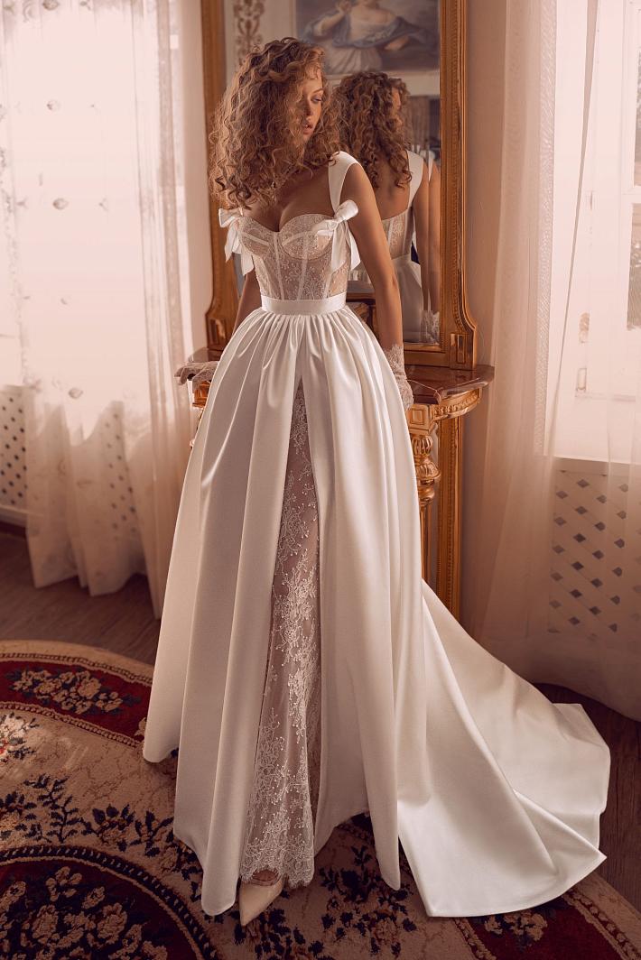 Пышное кружевное свадебное платье #2193