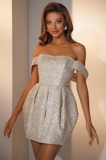 Блестящее свадебное платье #5220