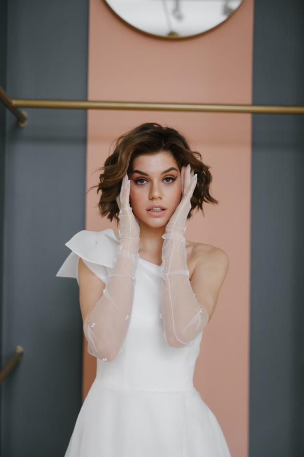 Свадебные перчатки 30039-1