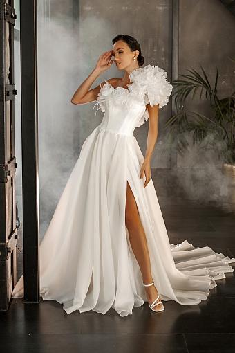 Белое пышное свадебное платье #9652