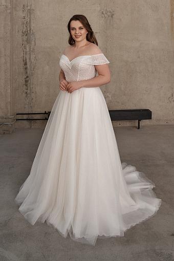 Пышное свадебное платье для беременной невесты #2590