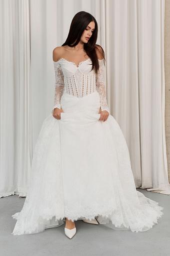 Свадебное платье в стиле бохо, рустик #2165
