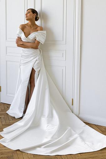 Свадебное платье в стиле минимализм #9658