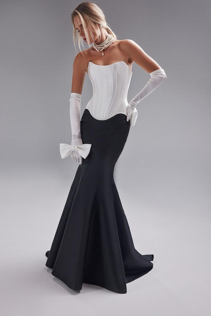 Открытое платье на выпускной #1703