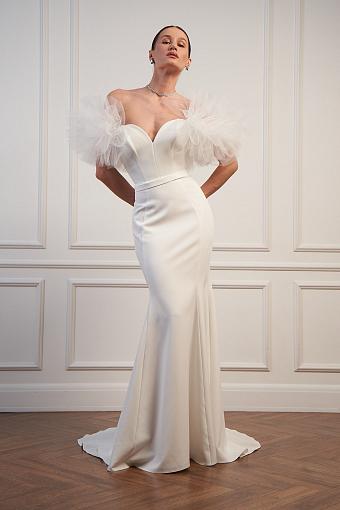 Свадебное платье с длинным рукавом #2057