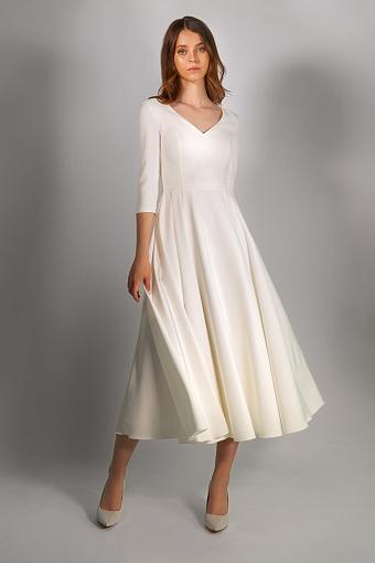 Белое платье на выпускной #1670