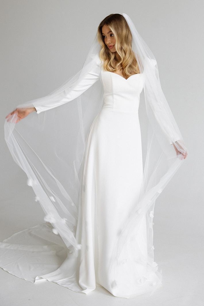 Недорогое свадебное платье #5251