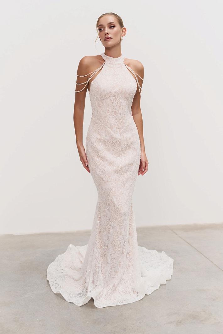 Свадебное платье рыбка #8715