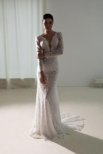 Блестящее свадебное платье #7720