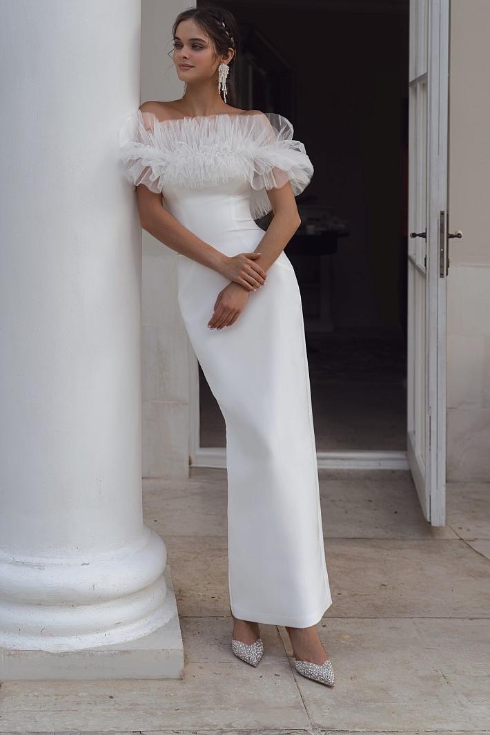 Недорогое свадебное платье #2108