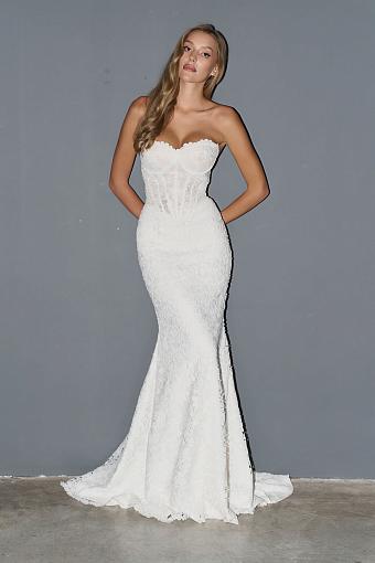 Кружевное свадебное платье рыбка (русалка) #3689