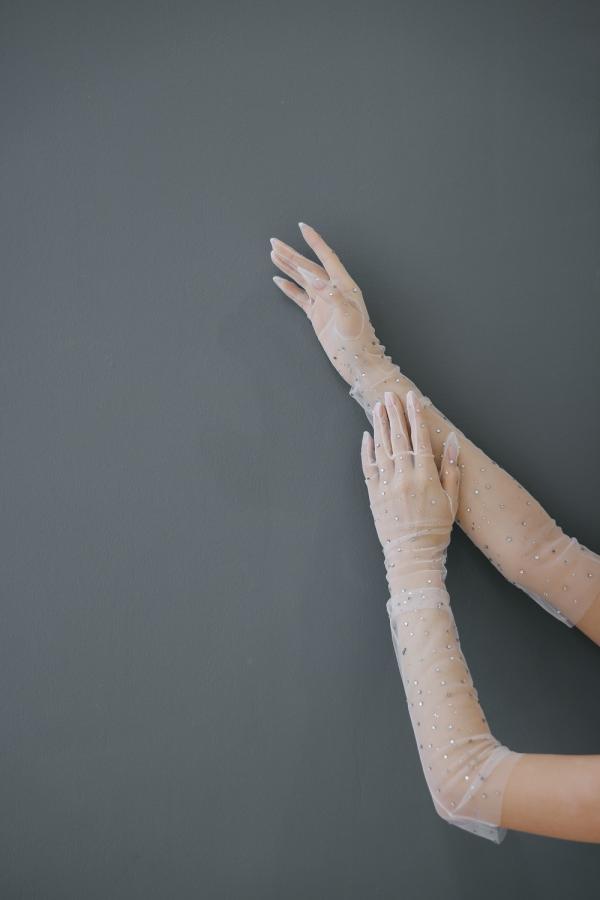 Свадебные перчатки 30037