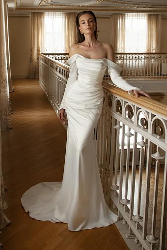 Свадебное платье в стиле минимализм #9782