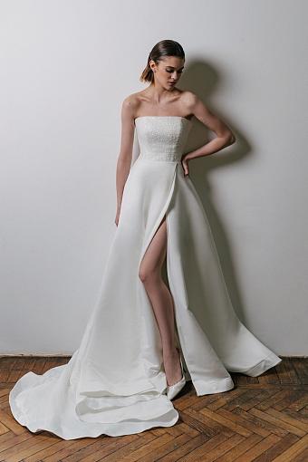 Атласные свадебные платья #5189