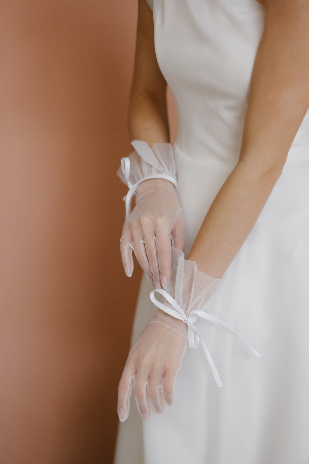 Свадебные перчатки 30036