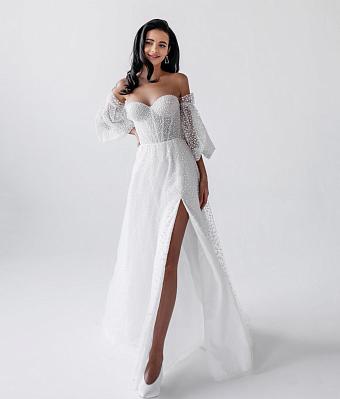 Свадебные платья с корсетом #9544