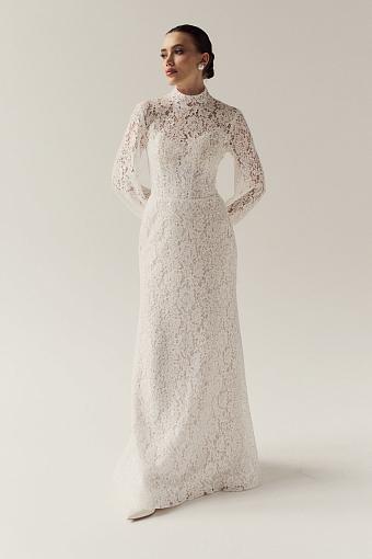 Свадебное платье с длинным рукавом #8121