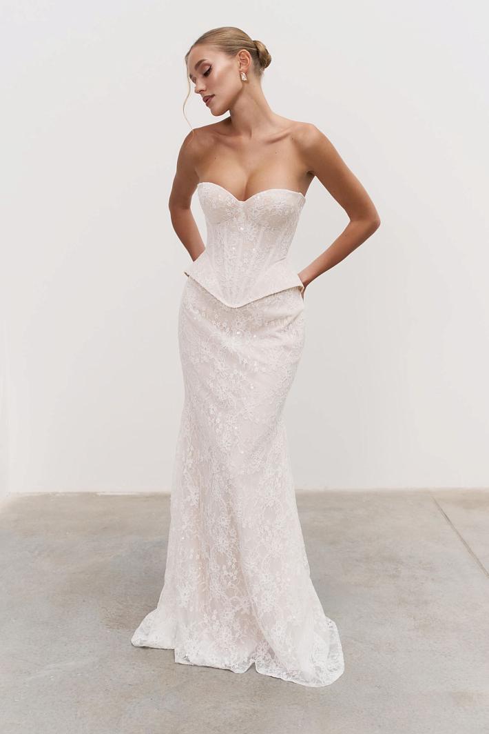 Свадебное платье рыбка #9775