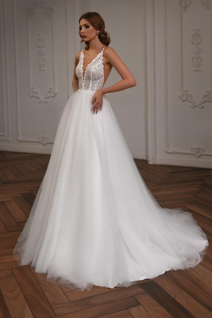 Недорогое свадебное платье #3559