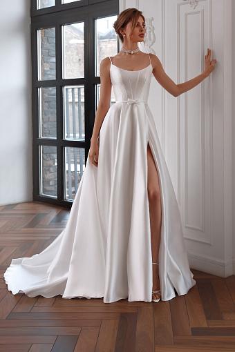 Свадебное платье а-силуэта #3570