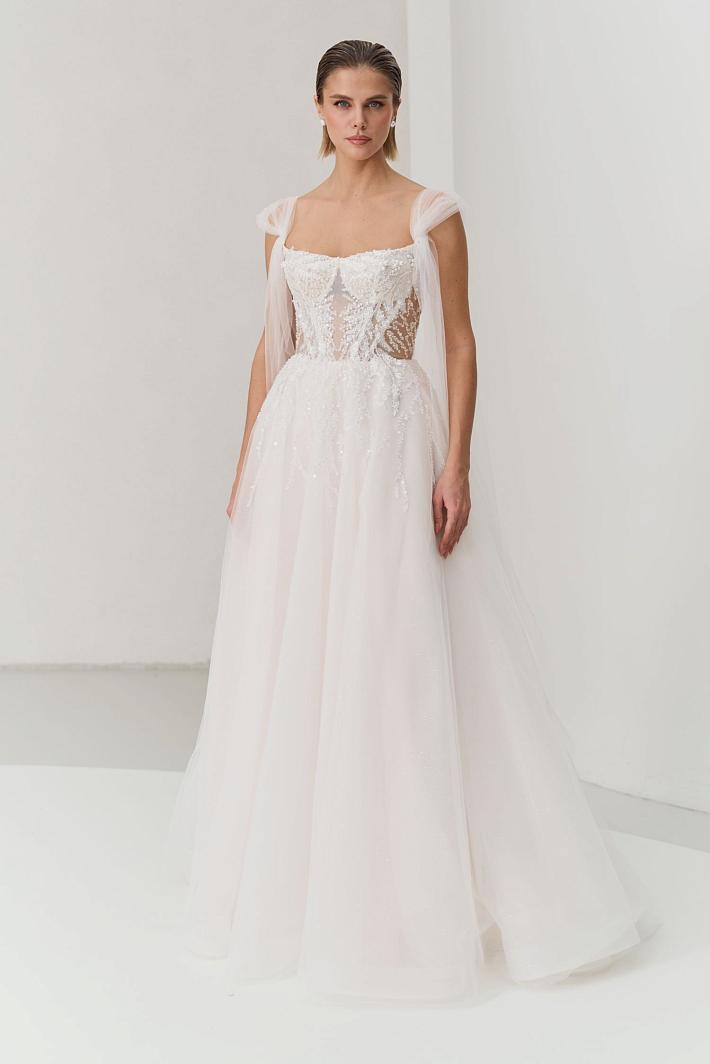 Дорогое элитное свадебное платье #7922